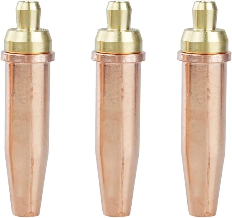 Tealover Propane Natural Gas Cutting Tips for Victor Torch 0-GPN,1-GPN,2-GPN,Lot of 3 - Image 1